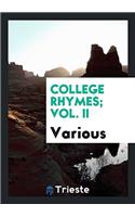 College Rhymes; Vol. II