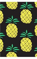 Pineapple Journal Notebook: Lined Journal Diary Notebook 120 Pages, 6 x 9 (15.24 x 22.86 cm), Durable Soft Cover