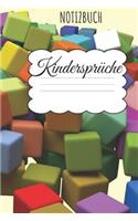 Kindersprüche Notizbuch