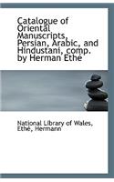 Catalogue of Oriental Manuscripts, Persian, Arabic, and Hindustani, Comp. by Herman Ethe