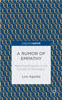 Rumor of Empathy: Rewriting Empathy in the Context of Philosophy