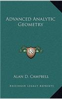 Advanced Analytic Geometry