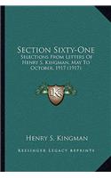 Section Sixty-One