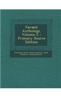 Faerosk Anthologi, Volume 2
