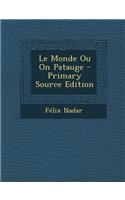Le Monde Ou on Patauge - Primary Source Edition: (French)