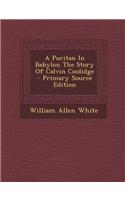 A Puritan in Babylon the Story of Calvin Coolidge - Primary Source Edition: (English)