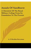 Annals Of Sandhurst