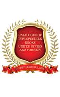 Duplicates of Type Specimen Books, Etc., United States and Foreign