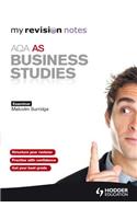 My Revision Notes: AQA AS Business Studies: My Revision Notes(MRN)
