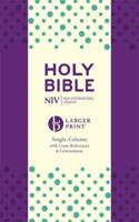 NIV Larger Print Compact Single Column Reference Bible: Purple Soft-tone(New International Version)