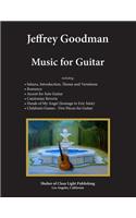 Jeffrey Goodman Music for Guitar