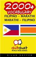 2000+ Filipino - Marathi Marathi - Filipino Vocabulary