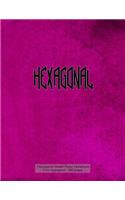 Hexagonal Graph Paper Notebook 1 cm hexagons - 160 pages