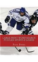 Large Print Word Search Puzzles