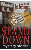 Stand Down mystery stories