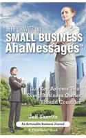 Jeff Shavitz on Small Business AhaMessages