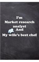 I am Market research analyst And my Wife Best Cook Journal