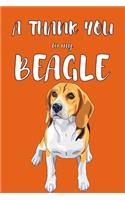 A Thank You To My Beagle: Perfect Gratitude Journal For All Dog Owner To Cultivate Happiness