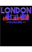 London Is Calling: Awesome London Is Calling Skyline UK 2020-2021 Weekly Planner & Gratitude Journal (110 Pages, 8" x 10") Blank Sections For Writing Daily Notes, Remi