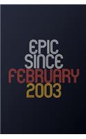 Epic Since February 2003