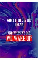 What If Life Is the Dream And When We Die, We Wake Up