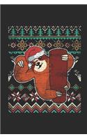 Ugly Christmas Sweater - Sloth: Graph Ruled Notebook - Journal for Ugly Christmas Gift And New Year Gift Idea