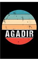 Agadir: 100 Seiten 6 'x 9' Travel Journal Notizbuch