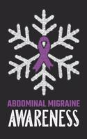 Abdominal Migraine Awareness: Christmas Snowfall College Ruled Abdominal Migraine Awareness Journal, Diary, Notebook 6 x 9 inches with 100 Pages