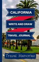 California Write and Draw Travel Journal