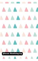 Glucose Monitoring Log: Triangle Pattern Cover