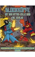 Ausschneiden und Einfügen von Aktivitäten für die 2.Klasse (Blockköpfe - mit der Sythe-Zelle und Dr. Kevlar): Dieses Blockköpfe Papier -Bastelbuch für Kinder kommt mit 7 speziell ausgewählten Blockkopf-Charakteren und 1 Schwebeboard