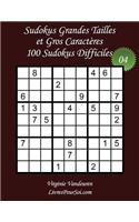 Sudokus Grandes Tailles et Gros Caractères - Niveau Difficile - N°4