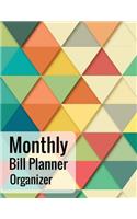 Monthly Bill Planner Organizer
