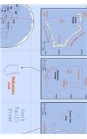 Modern Day Color Map of Tokelau Journal: Take Notes, Write Down Memories in this 150 Page Lined Journal