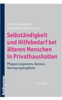 Selbstandigkeit Und Hilfebedarf Bei Alteren Menschen in Privathaushalten