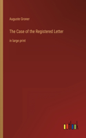 Case of the Registered Letter