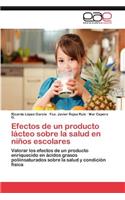 Efectos de un producto lácteo sobre la salud en niños escolares