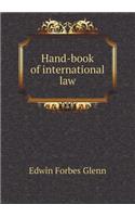 Hand-book of international law