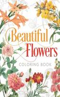 Beautiful Flowers Coloring Book