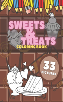 Sweets and Treats Coloring Book