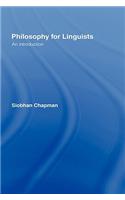 Philosophy for Linguists