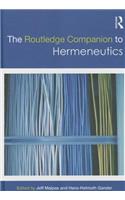 Routledge Companion to Hermeneutics
