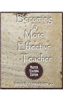 Becoming a More Effective Teacher