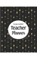 One Year Undated Teacher Planner