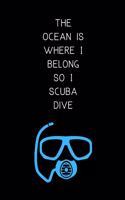 The ocean is where I belong so I scuba dive