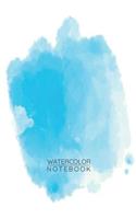 Light Blue Watercolor Notebook - Sketch Book for Drawing Painting Writing - Light Blue Watercolor Journal - Light Blue Diary