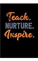 Teach. Nurture. Inspire.: (End of the Year Teacher Books)