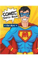 Comic Sketch Book For Boys