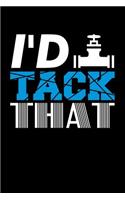 I'd Tack That: Blank Lined Journal