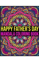 Happy Father's Day Mandala Coloring Book